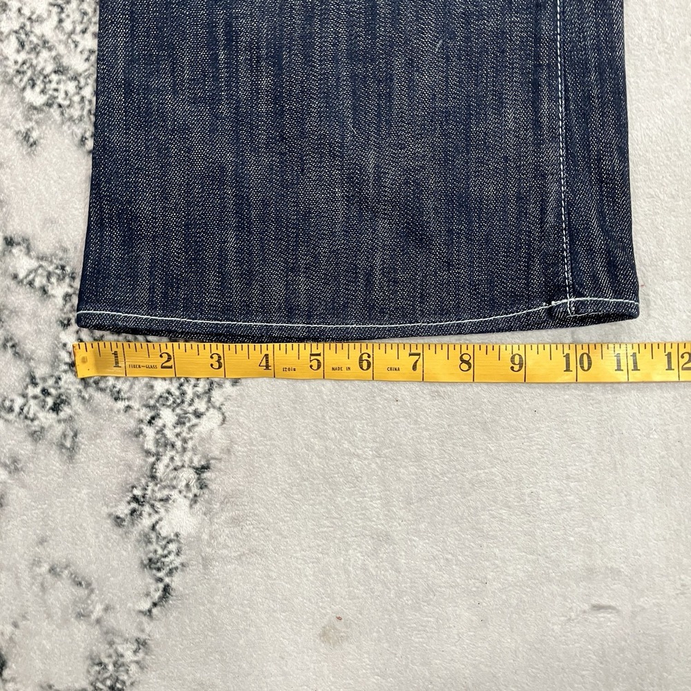 Rock & Republic Womens Sz 27 Dark Wash Flare Jeans Contrast Stitch Denim NWT - Picture 6 of 12